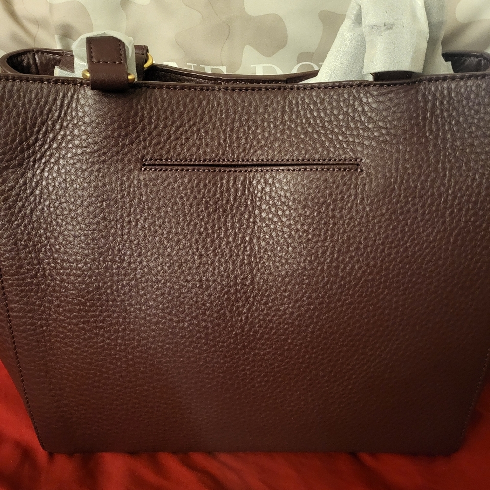 COPY - Dagne Dover Oxblood Allyn Tote Small - Picture 3 of 7